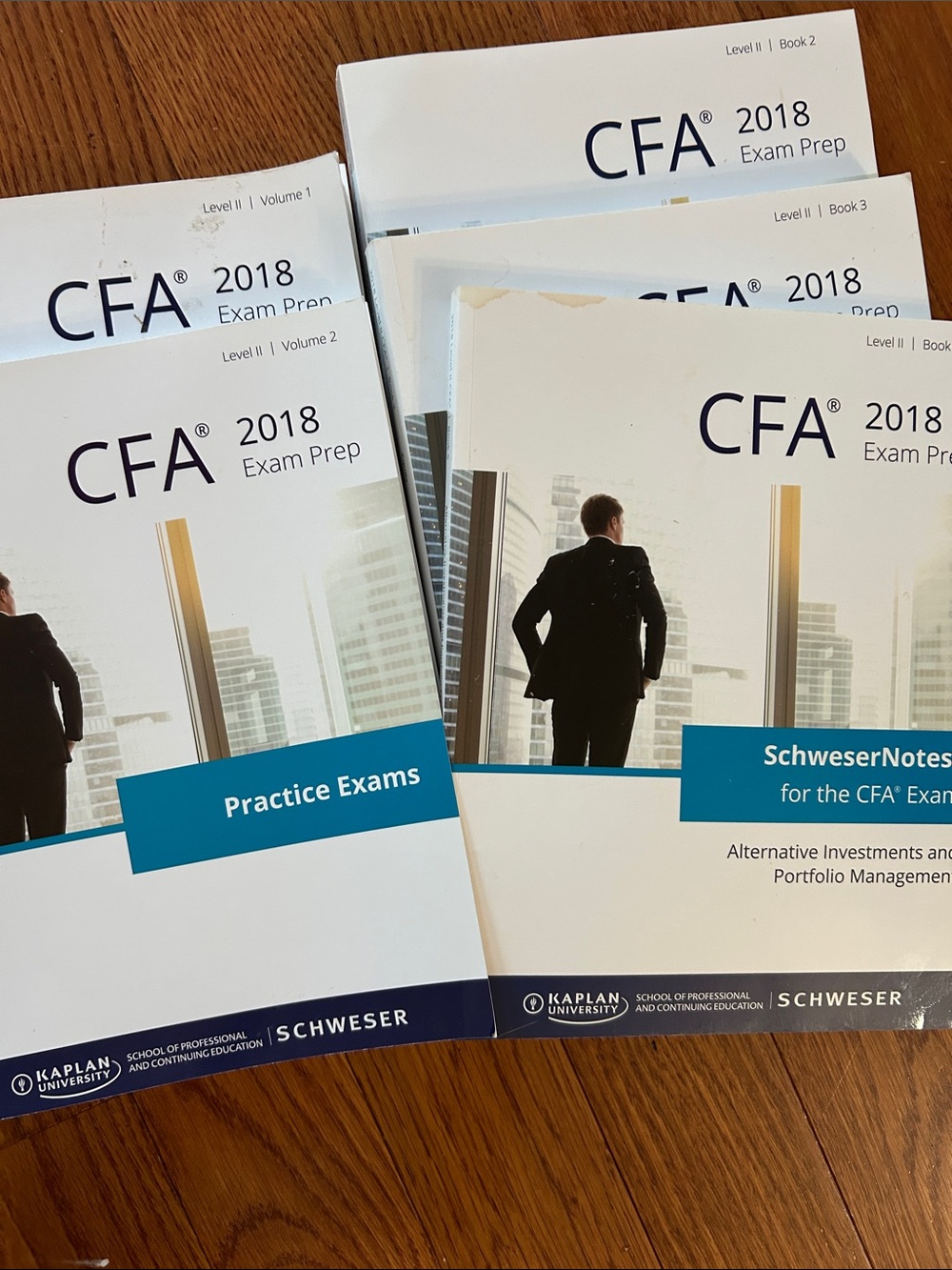 CFA prep books and practice exams 2018